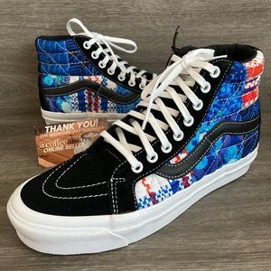 Vans x Spongebob Sandy Liang Sk8-Hi 38 Dx Pw Patchwork Size 9.5 Men's NWOB